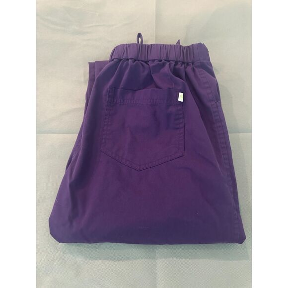 Healing Hands Scrubs for Women Sz S Drawstrings and Pockets Purple - Picture 7 of 10